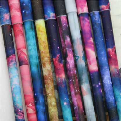 10-Piece Creative Starry Night Gel Pen Set – 0.5mm Multicolor Pens