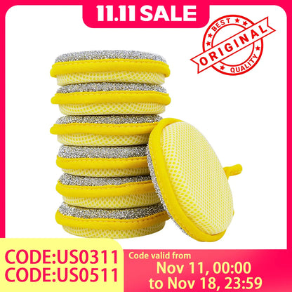 10-Pack Multipurpose Cleaning Sponges – Heavy-Duty Scrubbers