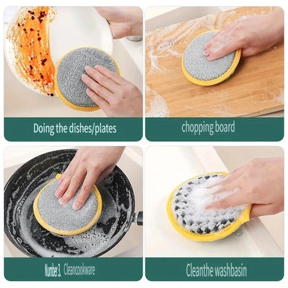 10-Pack Multipurpose Cleaning Sponges – Heavy-Duty Scrubbers
