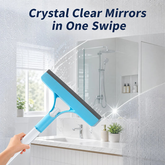 3-in-1 Window & Mirror Cleaning Tool – Streak-Free Glass Cleaner